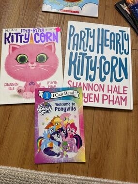 Itty-Bitty Kitty-Corn & Party Hearty Kitty-Corn Book Lot